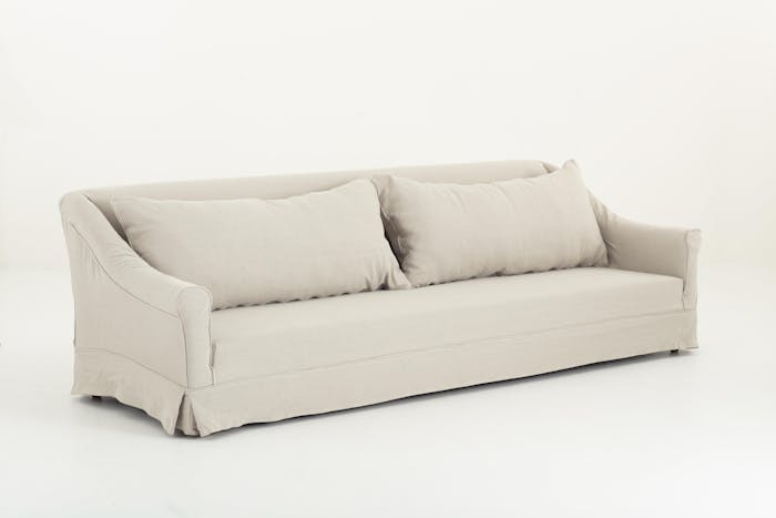 Medicina Forense Acercarse franja BARI, sofa, 300cm x 110cm, 2 cushions