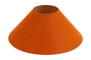 CIRCUM, lampshade, orange, conical, 45 cm