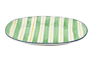 NANNA, serving plate, green, oval