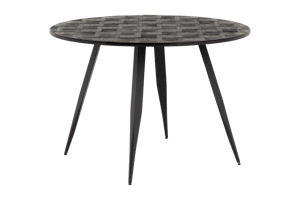 ROBYN, dining table, reclaimed teak, round, 110 cm