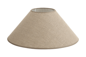 CIRCUM, lampshade, natural, conical, 45 cm