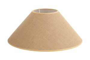 CIRCUM, lampshade, jute, conical, 45 cm