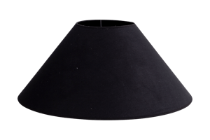 CIRCUM, lampshade, black, conical, 55 cm
