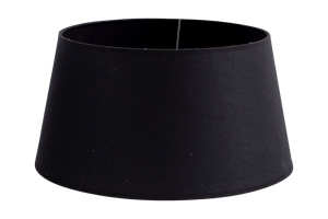 LINDRO, abat-jour, noir, cylindrique, 35 cm