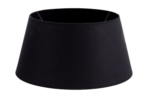 LINDRO, abat-jour, noir, cylindrique, 40 cm