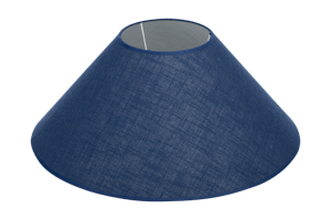CIRCUM, lampshade, blue, conical, 45 cm