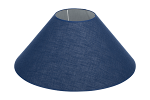 CIRCUM, lampshade, blue, conical, 55 cm