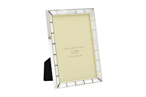 CERNE, cadre photo, argenté avec nacre, 13x18